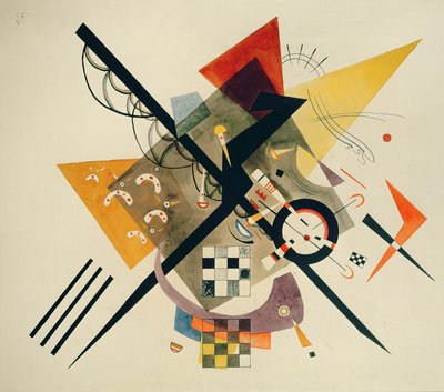 Studio per Su Bianco II, 1922 da Wassily Kandinsky